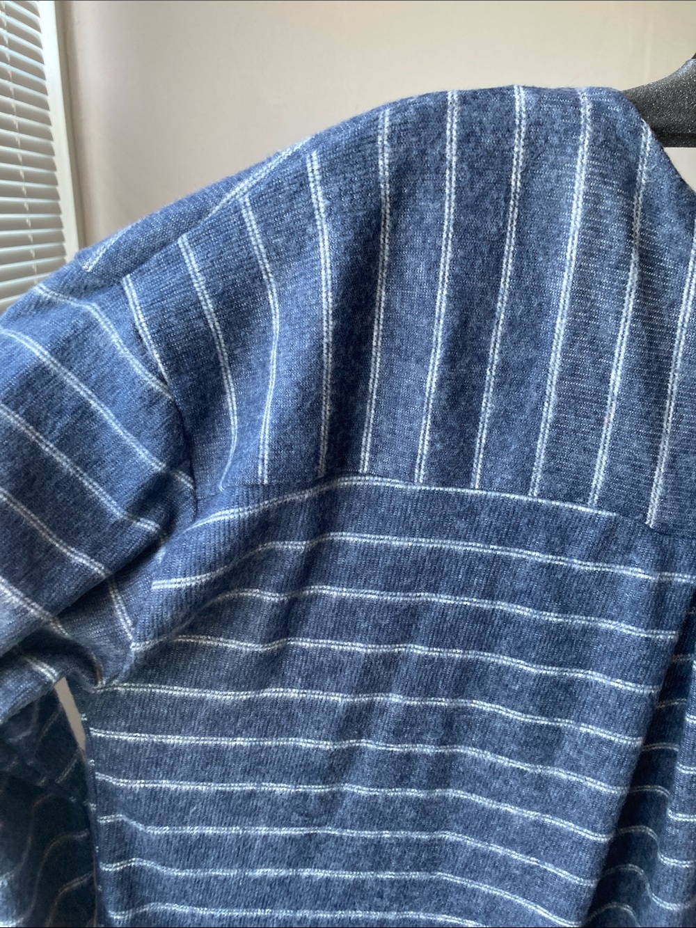 NY Collection stripes print open front top boho casual business casual 2X - Picture 8 of 17